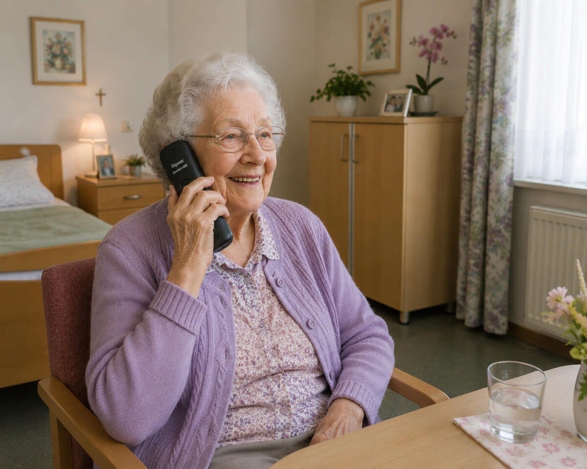 Telefonanschluss im Pflegeheim